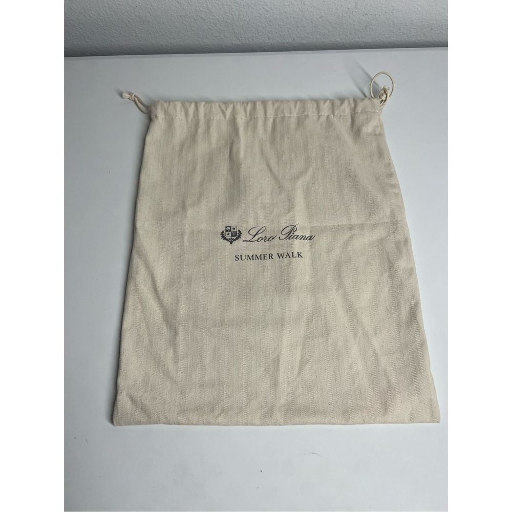 LORO PIANA Open Walk Drawstring Dust Bag Made in Italy 15x12"